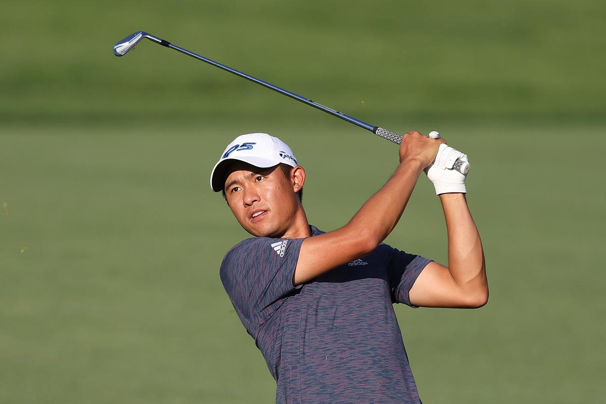 キャントレーとプレーオフ対決をしたコリン・モリカワ選手 2日目の様子　写真：Getty images