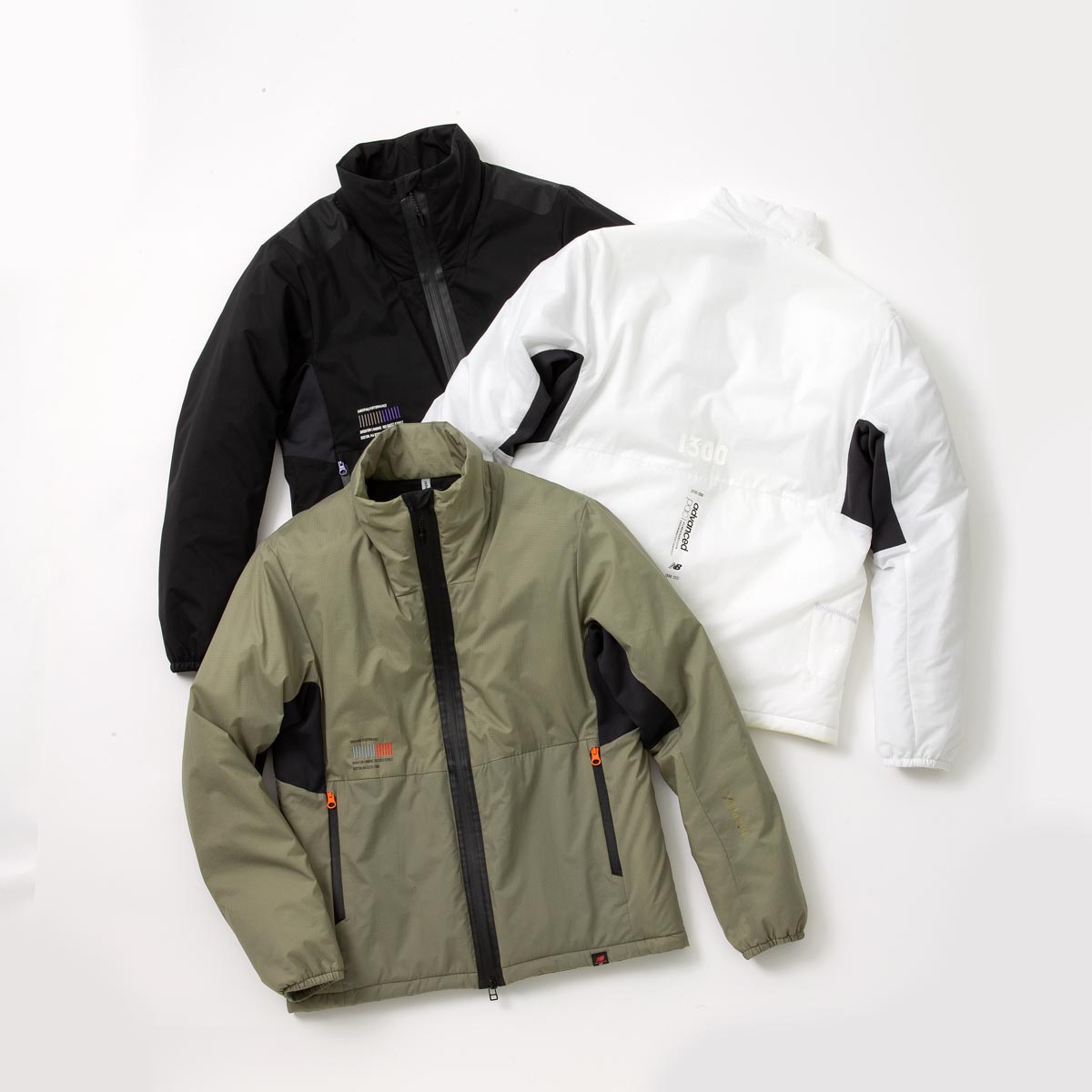 「MG1300JP」をモチーフにしたアパレルも発売。撥水性と透湿性の高いハイスペックな中綿ブルゾン「FULL ZIP PADDED BLOUSON」