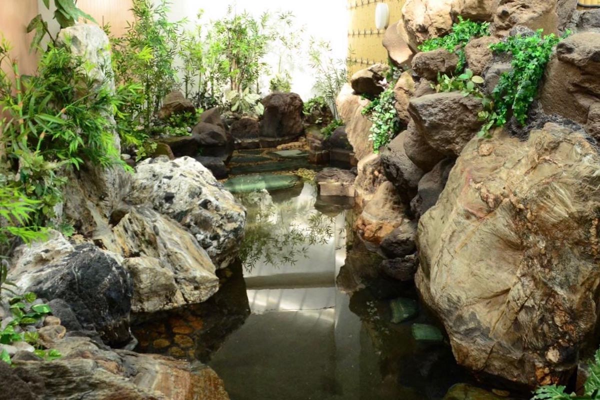 紫塚GCリゾートホテルの宿泊者専用女性浴場　写真:ゴルフ場提供
