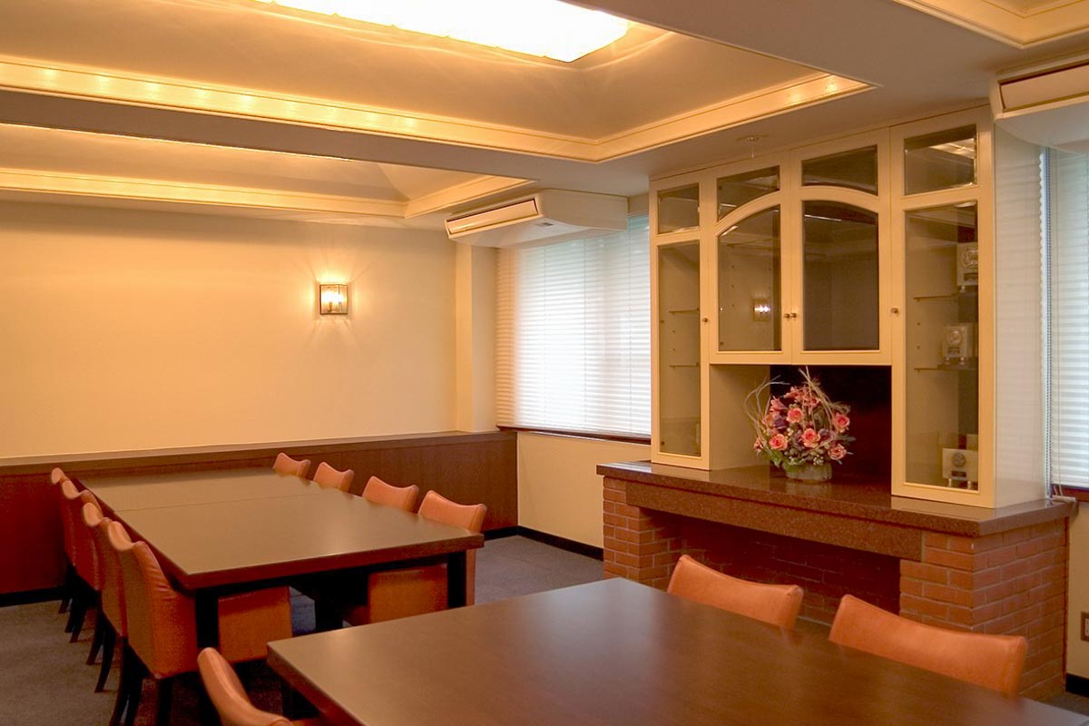 会議室として貸し出し中の、鹿沼CCのコンペルーム。写真提供:鹿沼CC