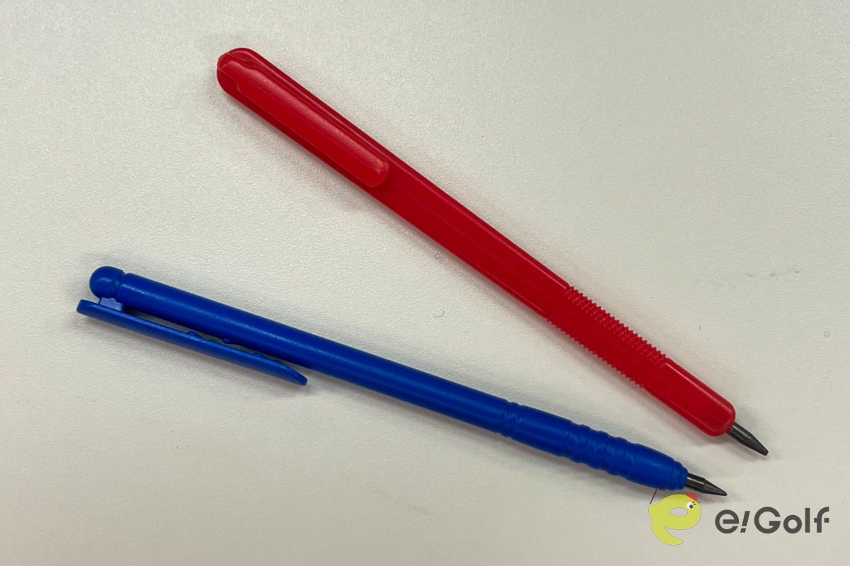 最近は「ペグシル」のようなクリップ付きの樹脂製えんぴつがいろんな種類出ている