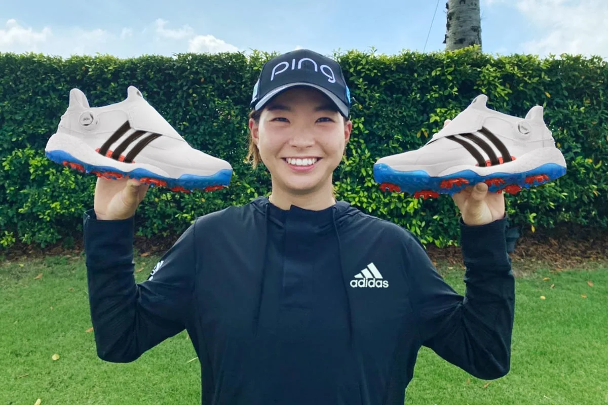 suneoheadさま専用 新品　adidas adiPURE ゴルフ　L 渋野日向子が選んだのは「TOUR360 22」 アディダスゴルフとフット