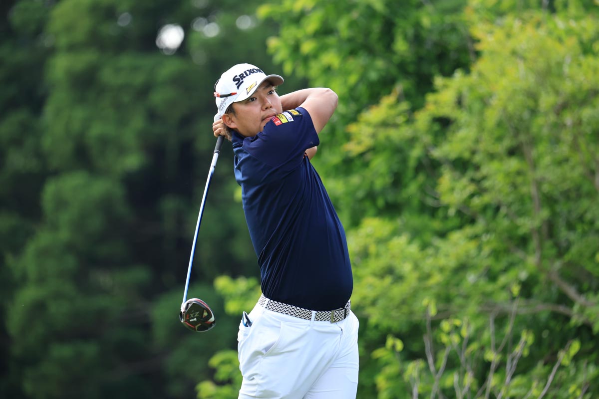 2位通過の出水田大二郎　写真：日本ゴルフ協会提供