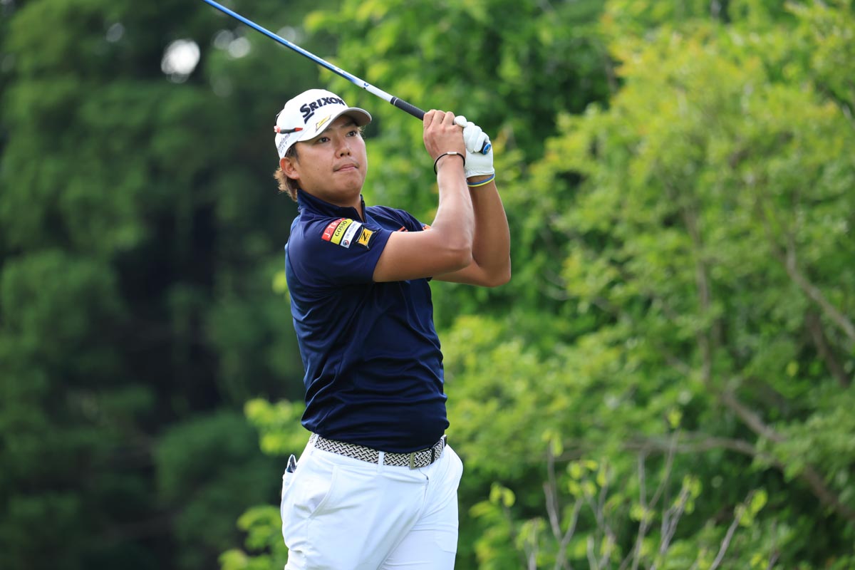 2位通過の出水田大二郎　写真：日本ゴルフ協会提供