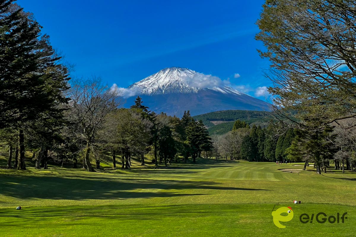 富士山の見えるコースも外国人ゴルファーには人気のゴルフ場