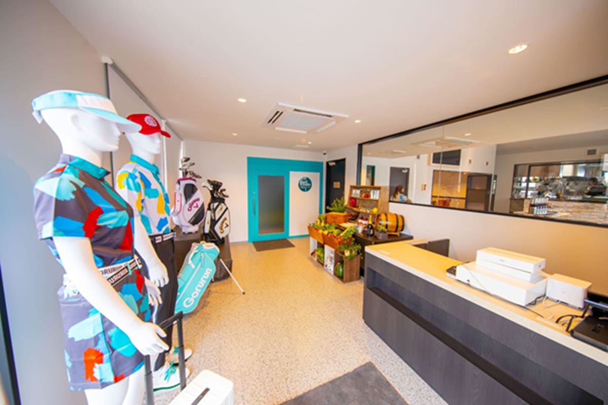 ゴルフシミュレーションスタジオ「Choco（チョコ）」のエントランス