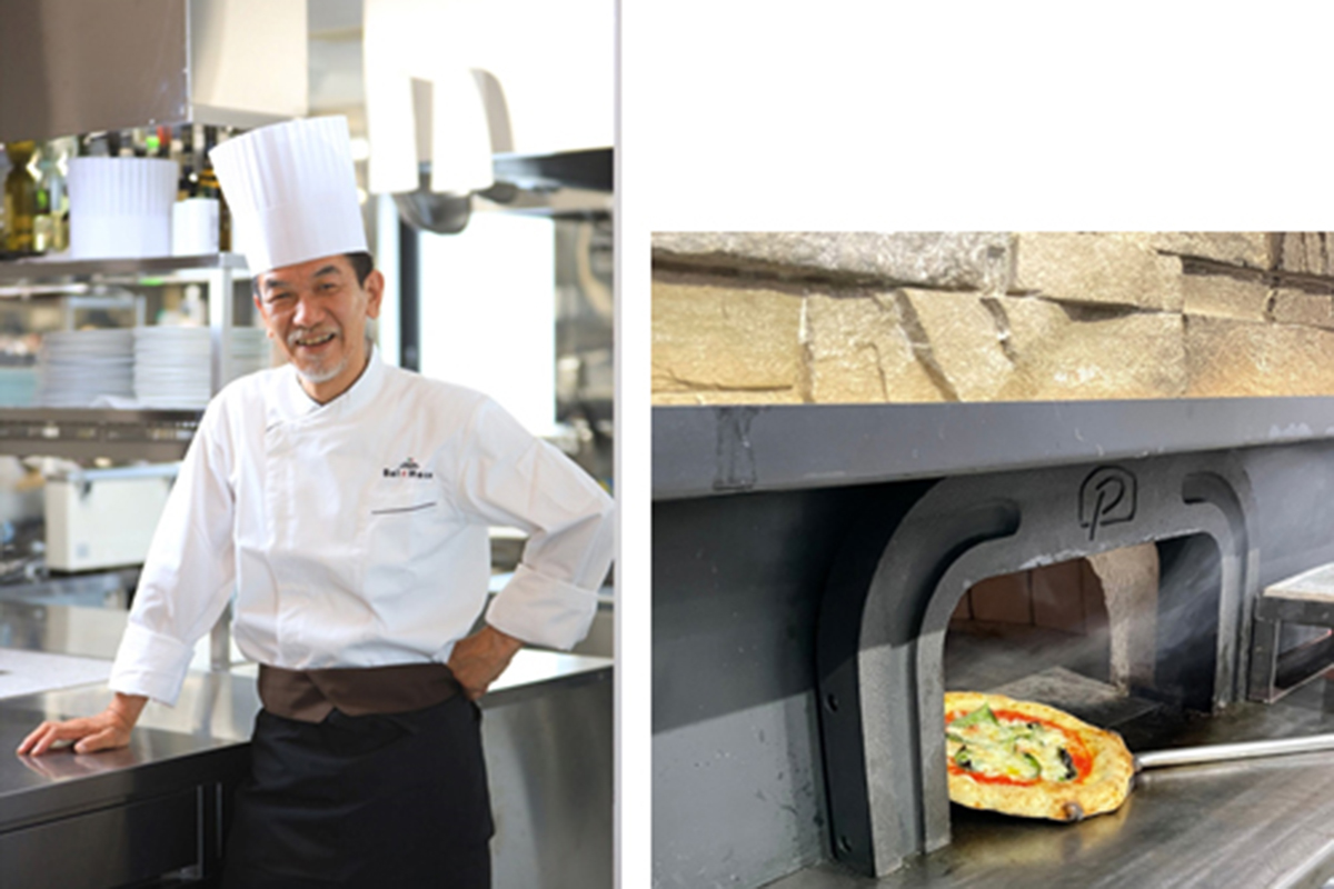 鈴木規之シェフ、ヨーロッパ直輸入の特殊なレンガで焼き上げる本格ナポリピッツァ