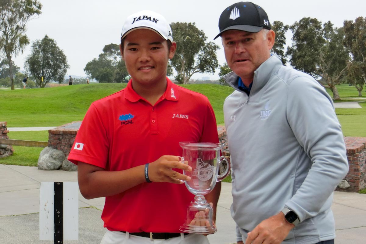 本大志さんは先月行われた世界ジュニア15－18歳の部でも優勝　写真：IJGA提供