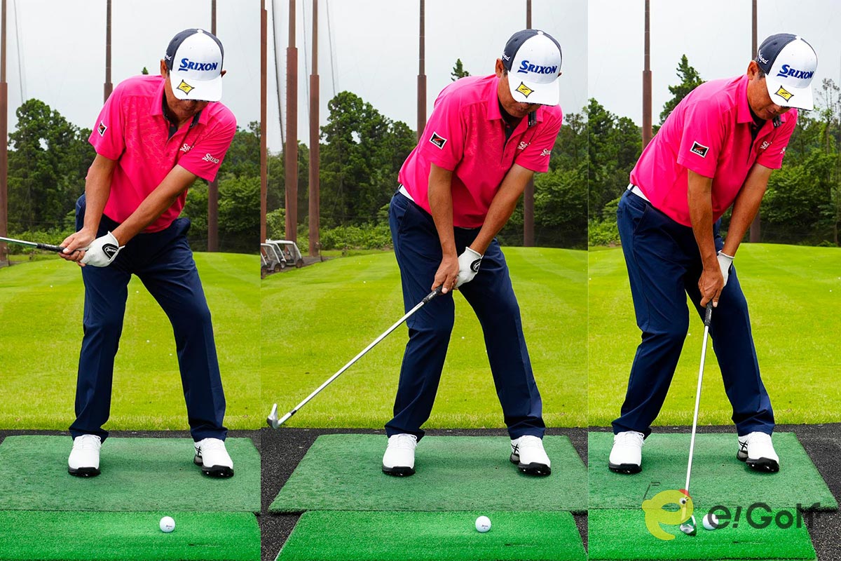 ダフる人はフットワークをほとんど使えていない