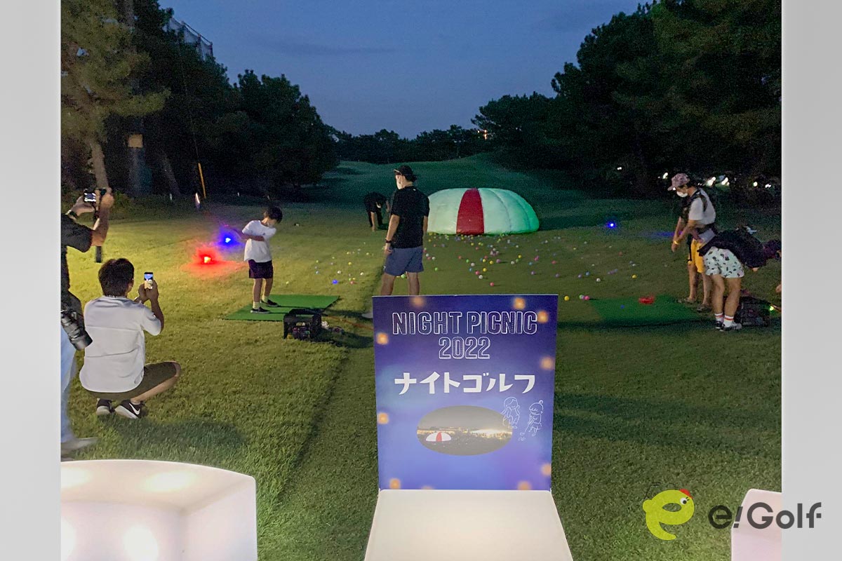 GDO茅ヶ崎ゴルフリンクス（神奈川県）で開催された「NIGHT PICNIC 2022」の様子