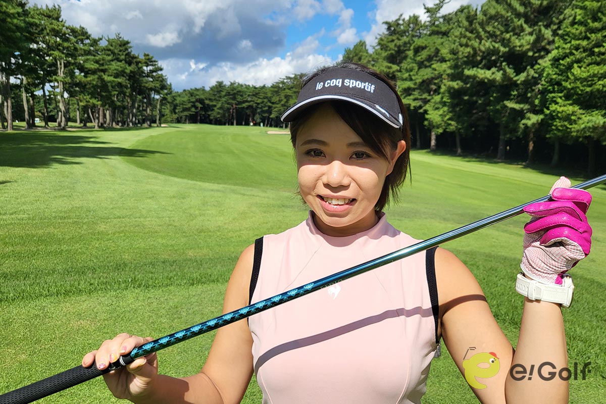 「ELDIO」ドライバー専用モデルを試用しラウンドした、田名網優さん