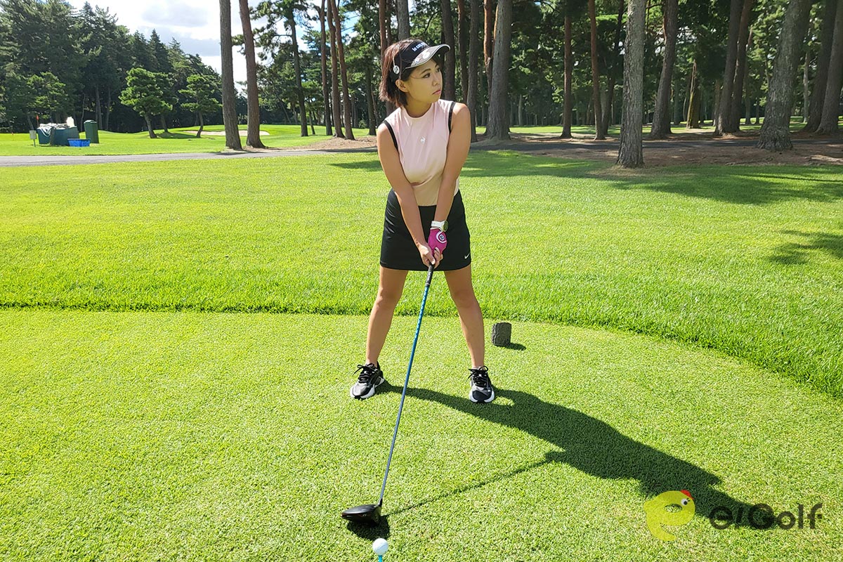 「ELDIO」ドライバー専用モデルを試用しラウンドした、田名網優さん