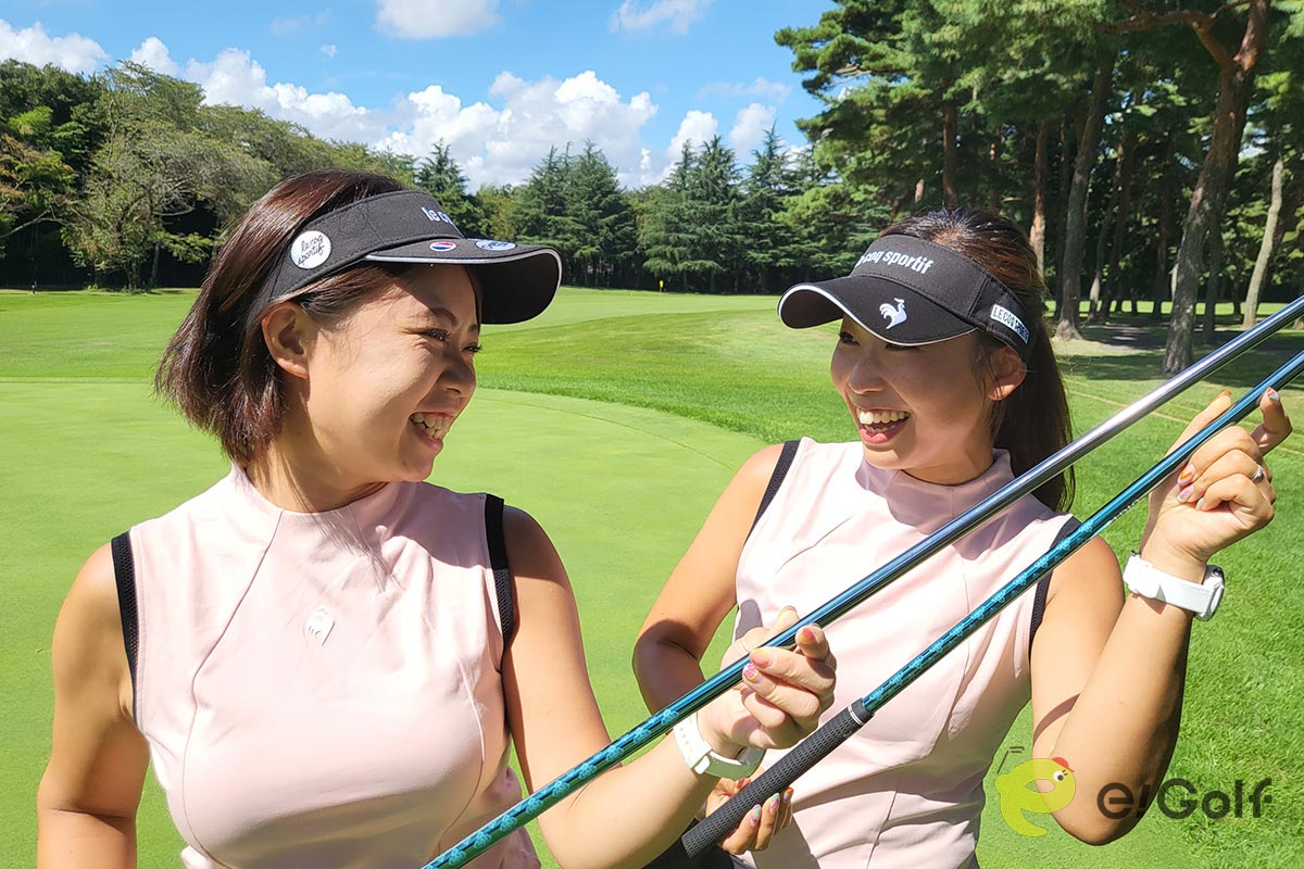 安定したティーショットの連続で、最後まで笑顔でラウンドしていた2人