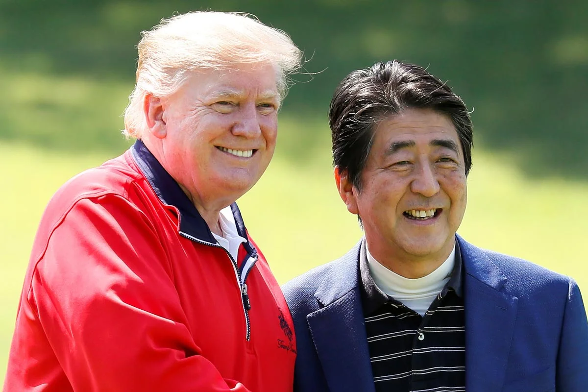 東日本大震災後の被災コース支援など… 安倍晋三元首相とゴルフ業界の