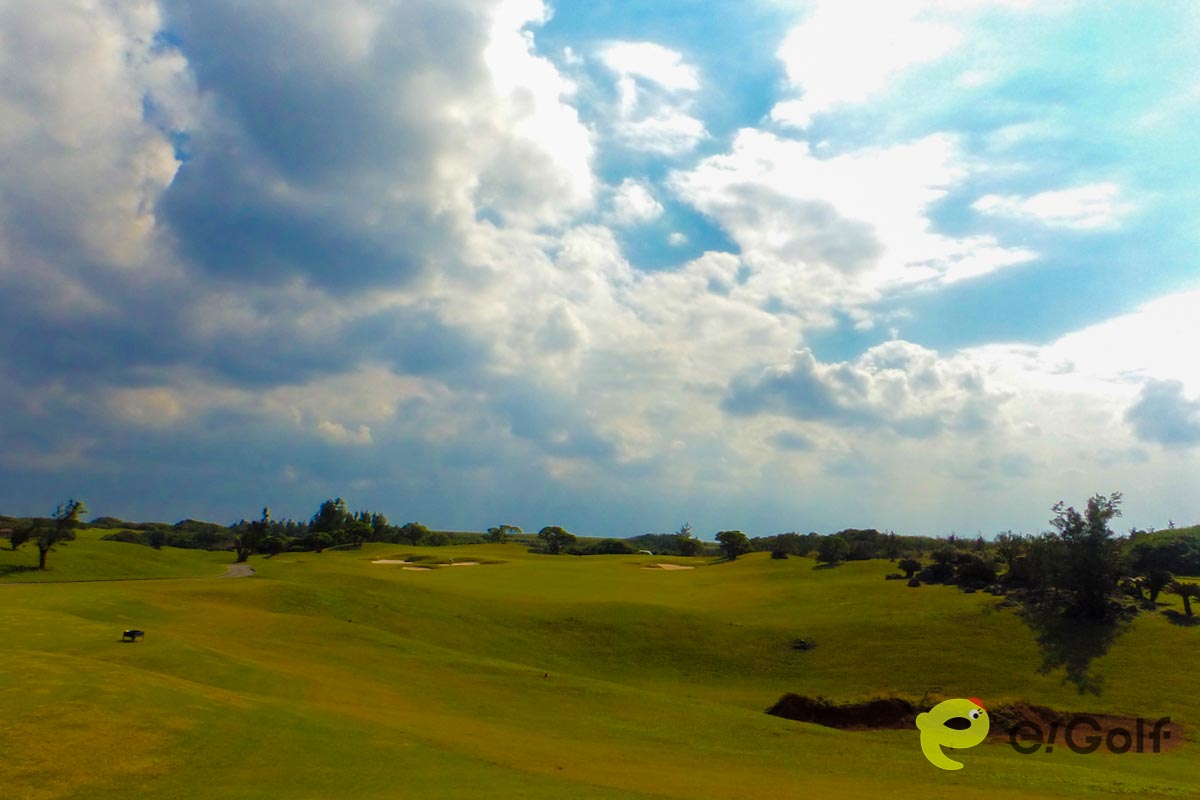 オーシャンリンクス7番パー3　写真：芝鳥のぶあま