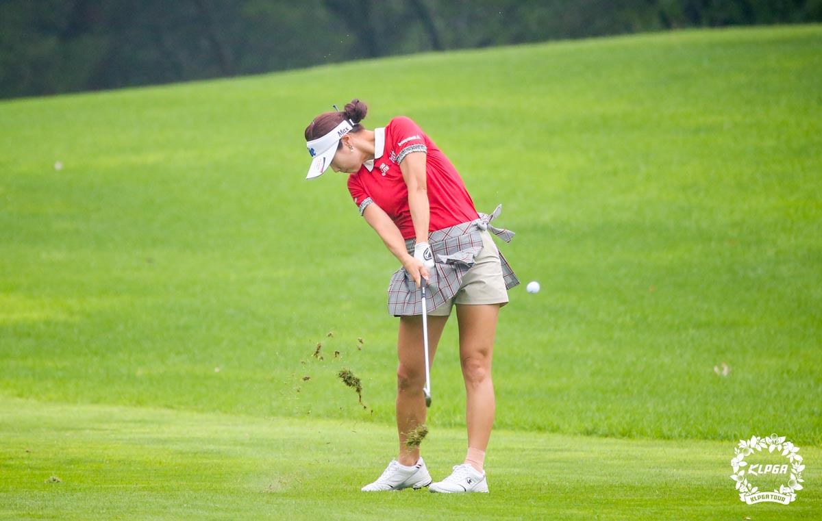 2020年韓国女子ツアーでのキム・ハヌル　写真提供：KLPGA