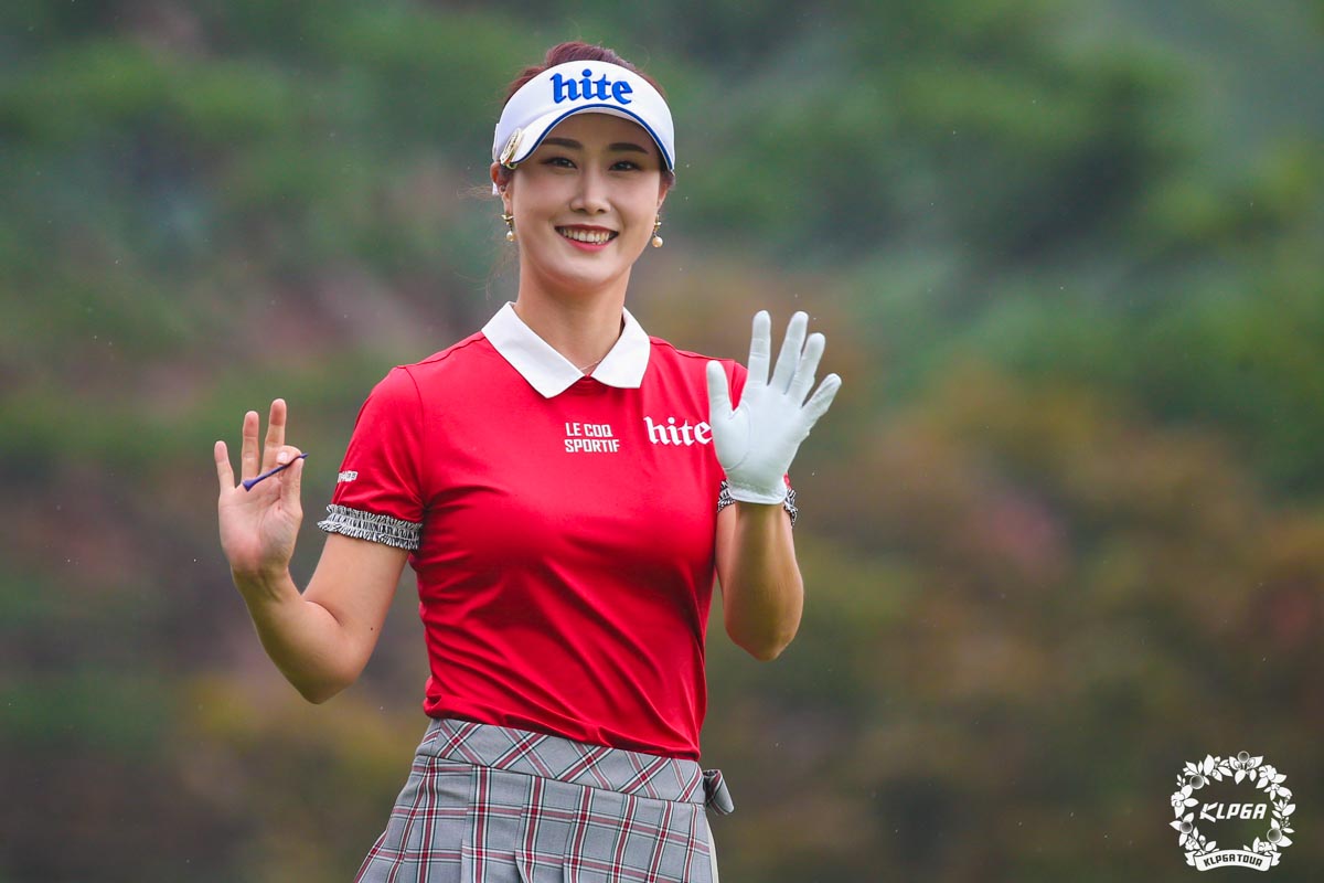 2020年韓国女子ツアーでのキム・ハヌル　写真提供：KLPGA