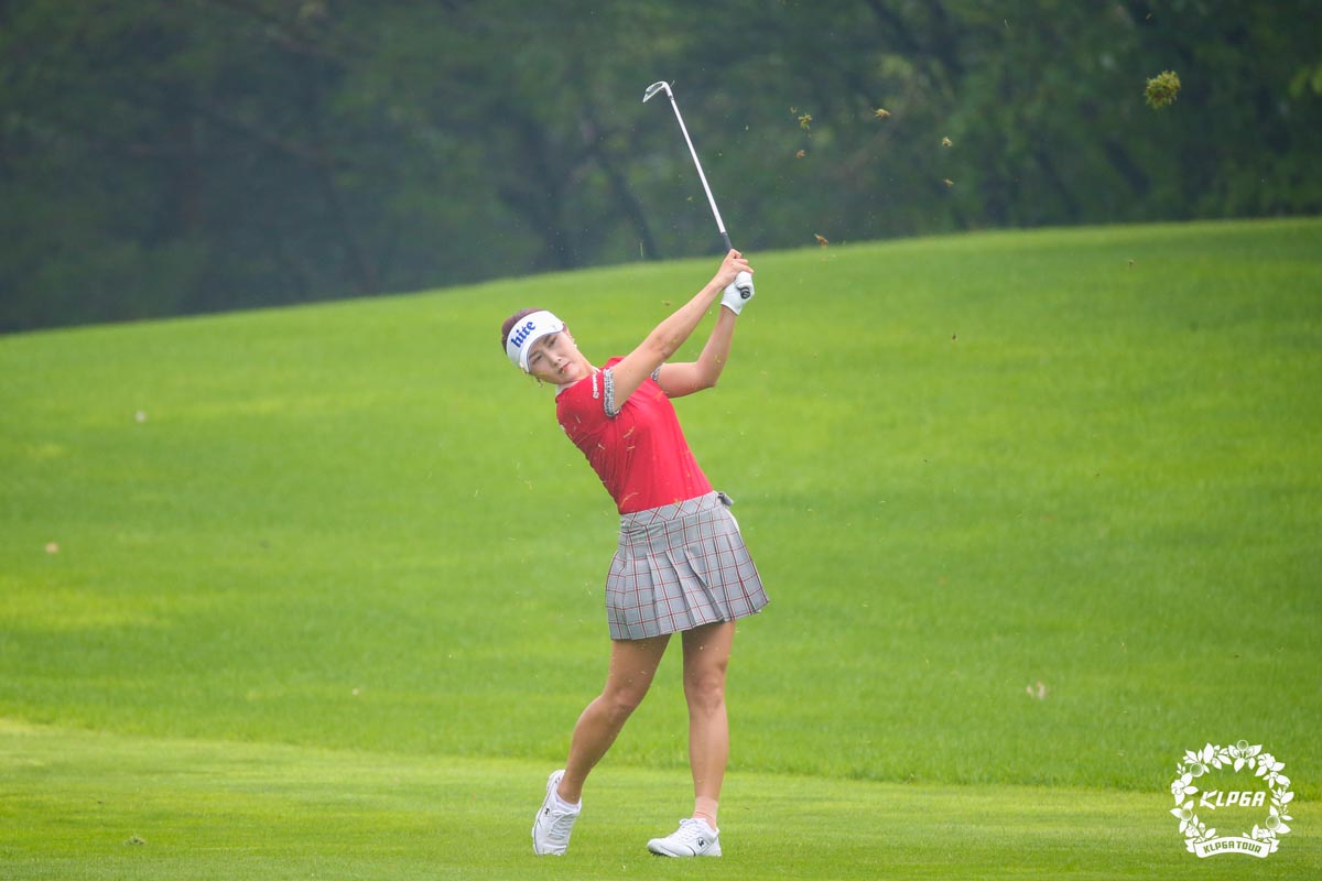 2020年韓国女子ツアーでのキム・ハヌル　写真提供：KLPGA