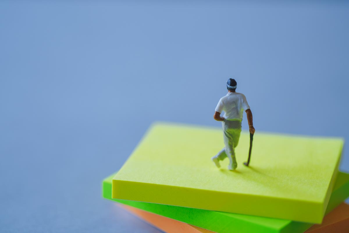 素振りで大切なのは、スイングの形ではなくイメージ作り　写真:AC