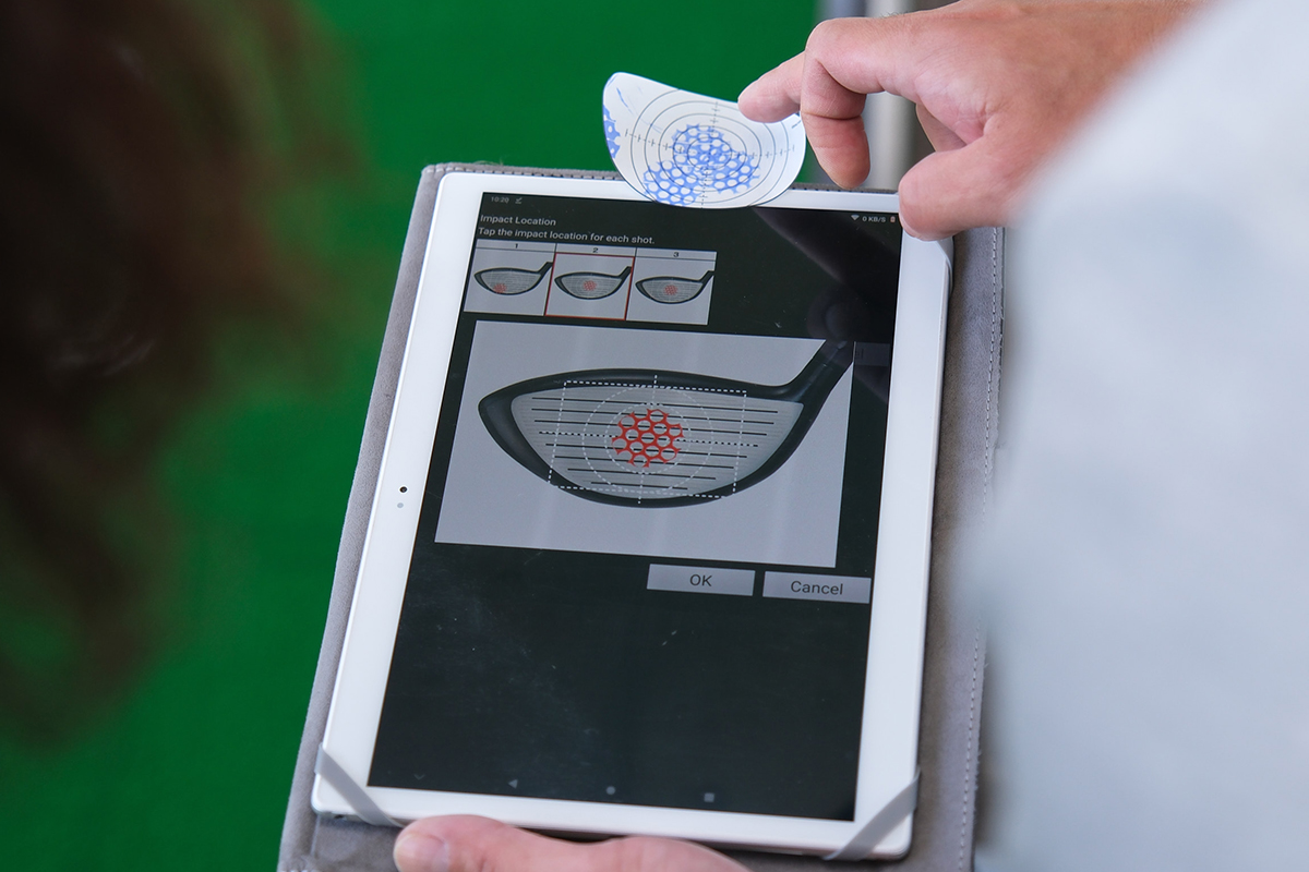 1球ごとの打点をデータに入力