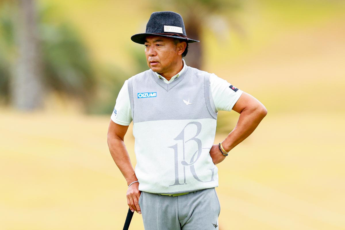 歴代2位となる24シーズン連続シードを確定させた片山晋呉　写真:JGTO Images