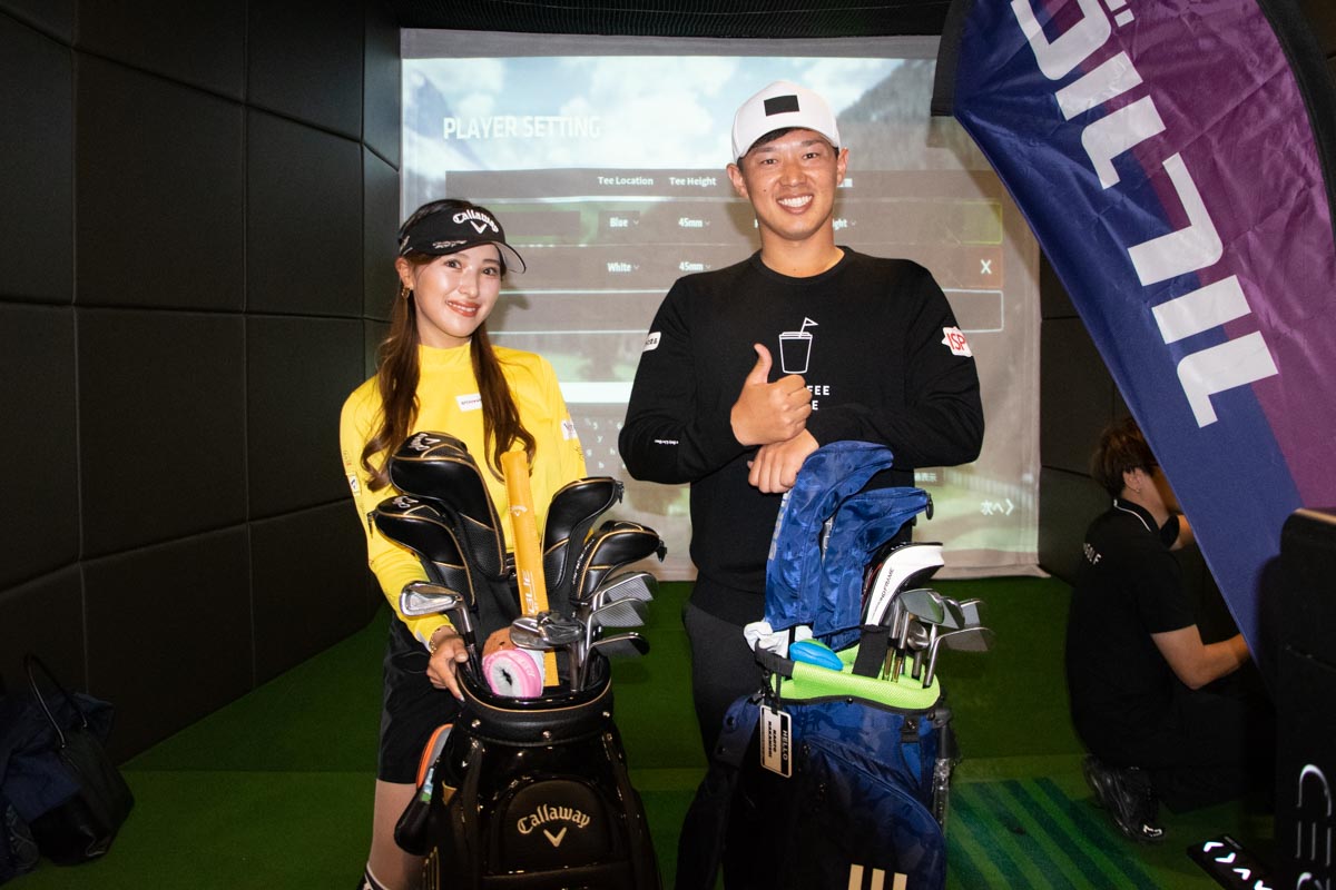 「日本インドアゴルフ協会 バーチャルゴルフトーナメント」の試合風景