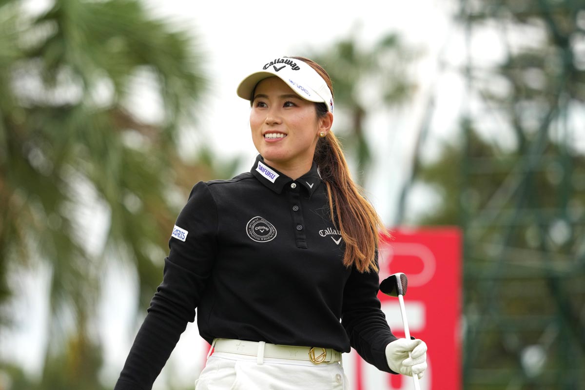 目安の20位に入るためには巻き返しが求められる西村優菜（写真はJLPGAツアーチャンピオンシップリコーカップ）　写真：Getty Images