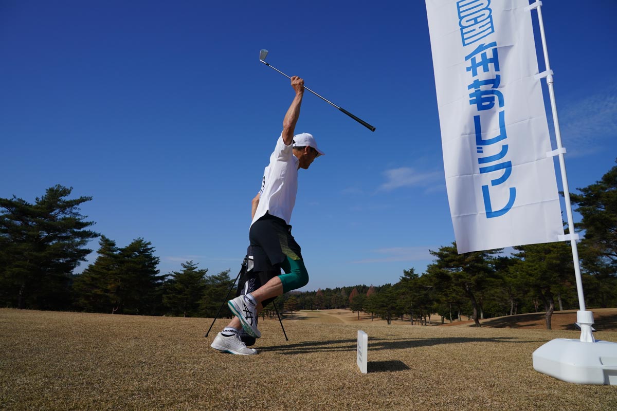 昨年12月にセブンハンドレッドクラブ（栃木県）で開催された「スピードゴルフオープン2021」の様子　写真：日本スピードゴルフ協会提供