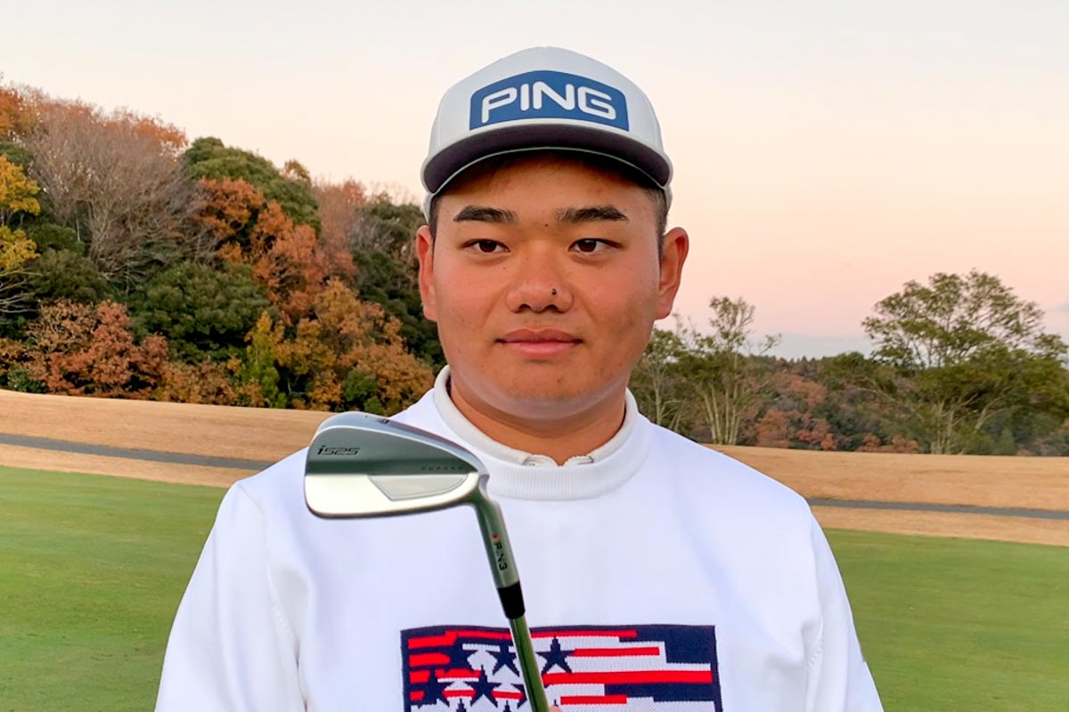 大岩龍一「飛び系ですけど球も上がるしスピンも入るので今までの飛び系よりも、よりピンを狙いやすい中空アイアンだと思います」