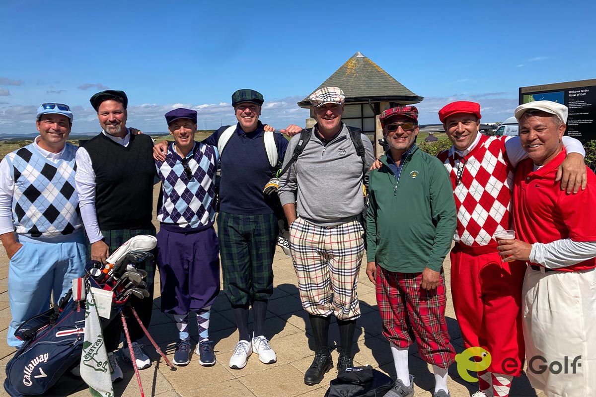 「ゴルフクラブ」の原点、スコットランドのセントアンドリュースにジャケットを羽織ってゴルフに来る人はいない　写真：林郁夫