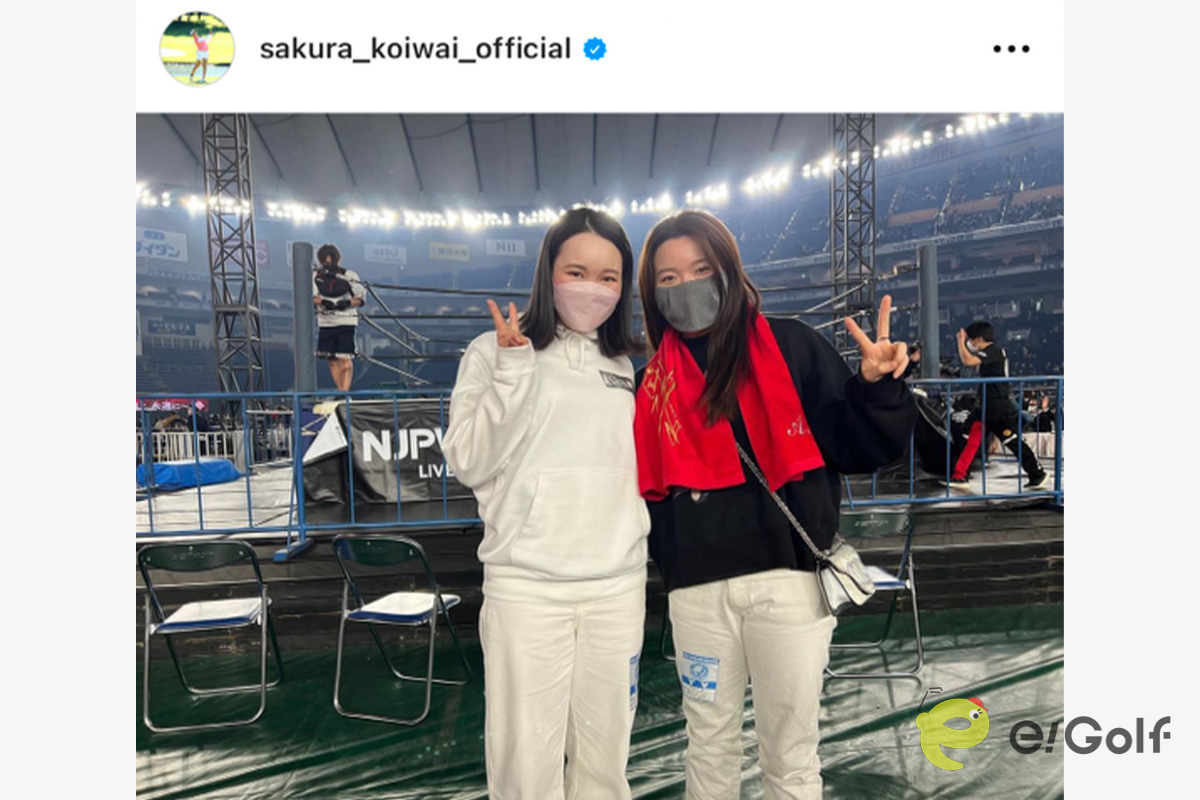 小祝さくらのインスタグラム（@sakura_koiwai_official）
