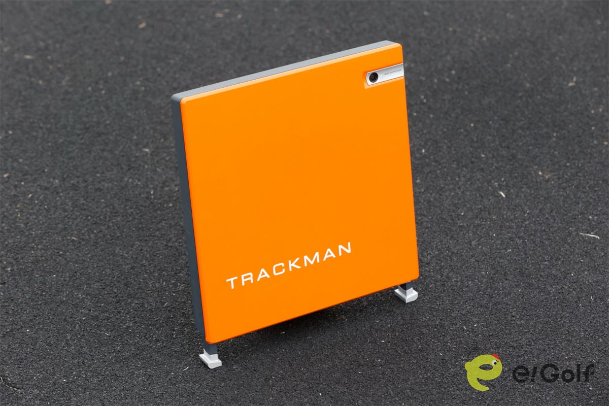 その測定精度の高さで、多くのトッププロも愛用する「トラックマン」で弾道計測を行った　写真：山上忠