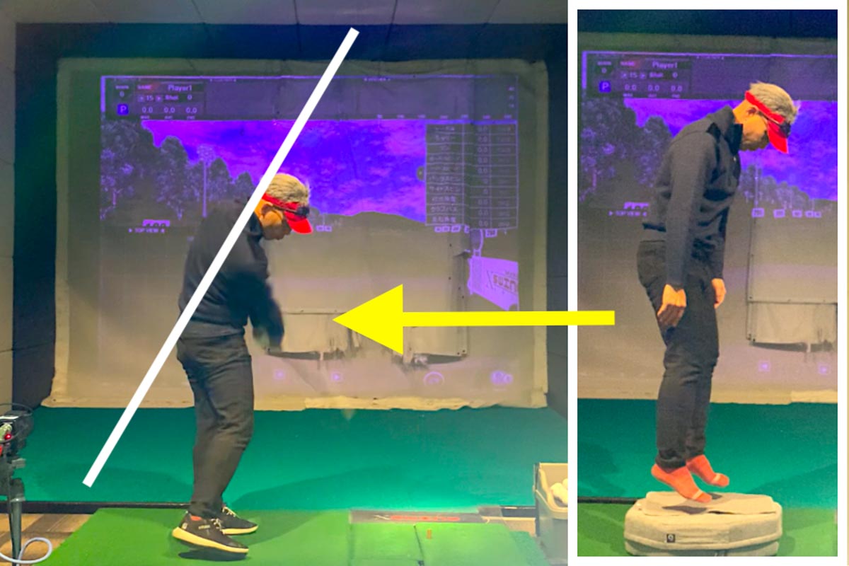 腰やヒザに負担なく、ピョンピョン跳ぶだけで準備運動が完了。ゴルフの姿勢をイメージすれば、スイングの改善にも使える