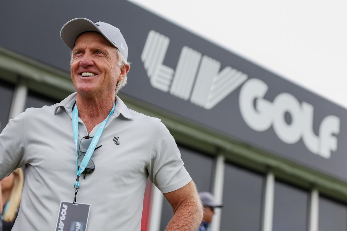 リブゴルフCEO、グレッグ・ノーマンの母国、豪州ツアーは欧州、アジアとそれぞれ共催　写真：Getty Images