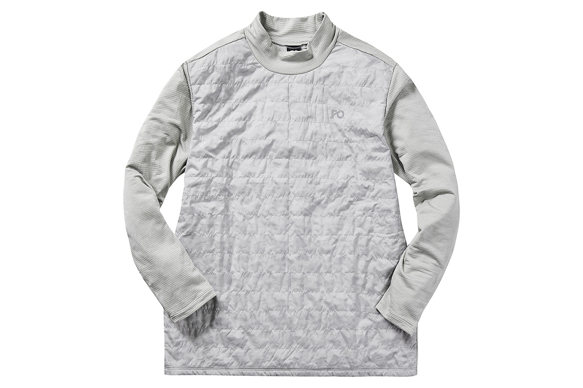 GOLFフロントキルトモックネック　グレー（1500円、税込み）