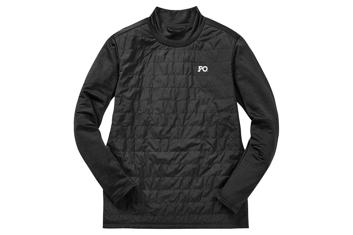 GOLFフロントキルトモックネック　ブラック（1500円、税込み）