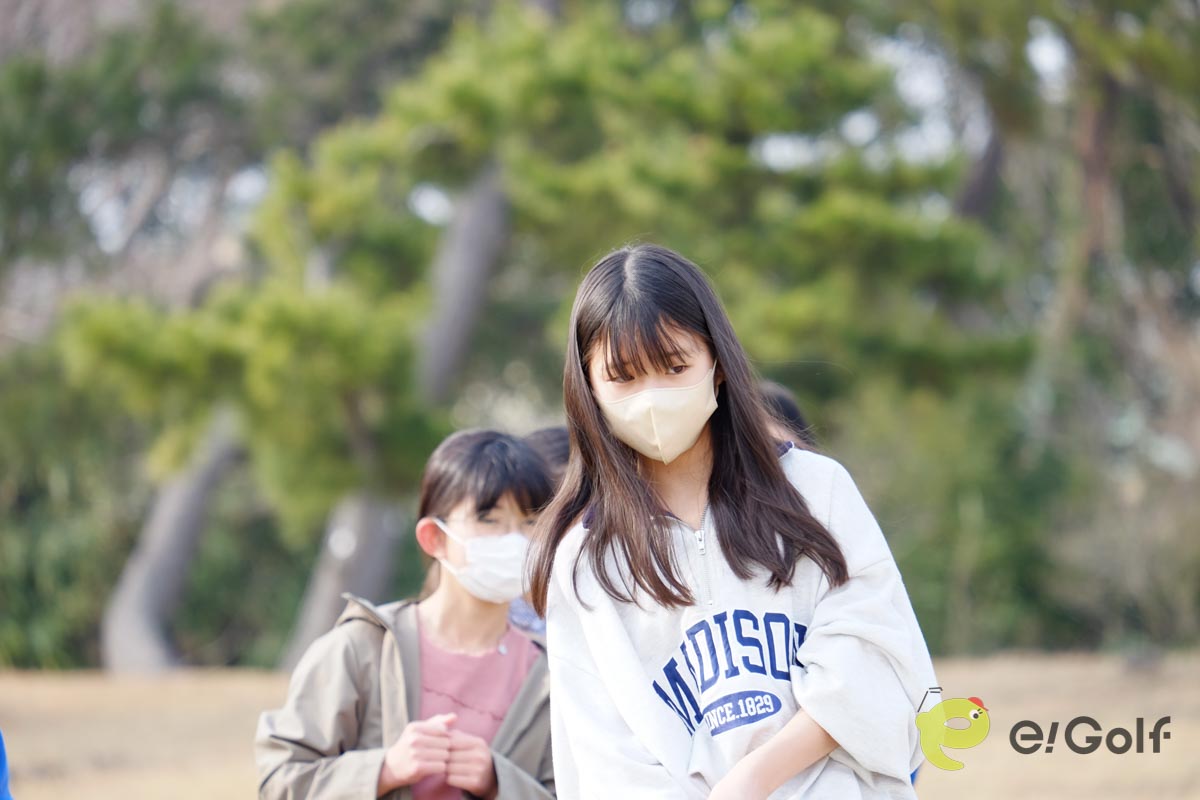 〈茅ヶ崎市 卒業記念「Special Days」 in GDO茅ヶ崎ゴルフリンクス〉での浜須賀小の児童たち