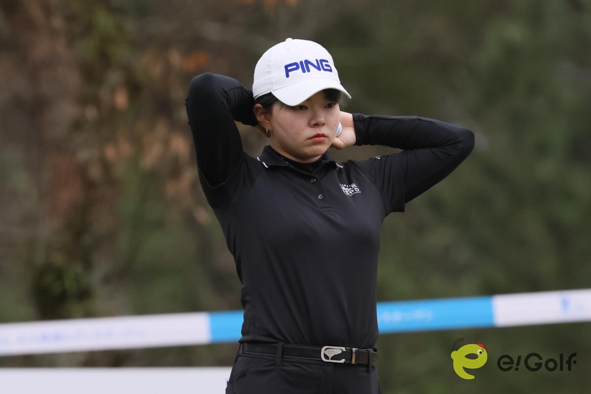 3度目の挑戦で初のプロトーナメント予選通過を果たした渋野暉璃子　写真:作田祥一