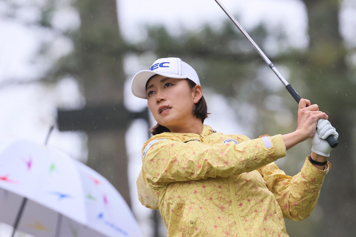 今年で36歳になるツアー2勝の原江里菜　写真：作田祥一