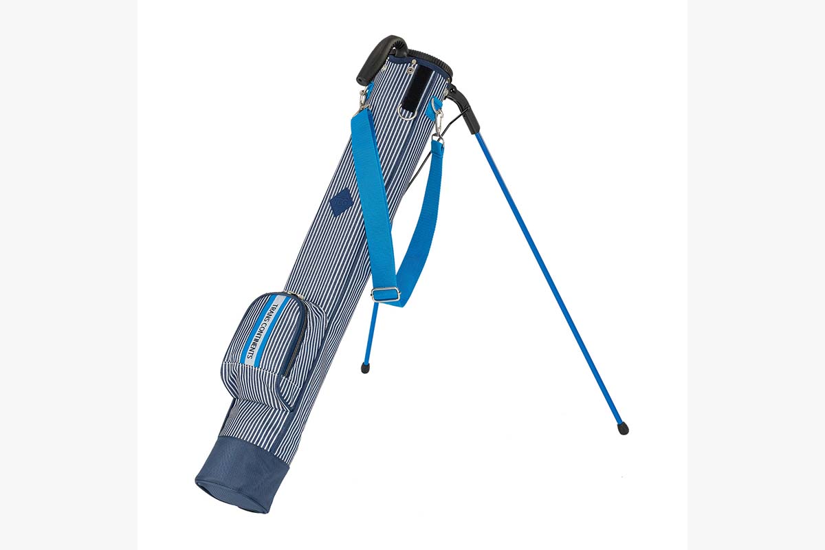 セルフスタンドバッグ:ブルー