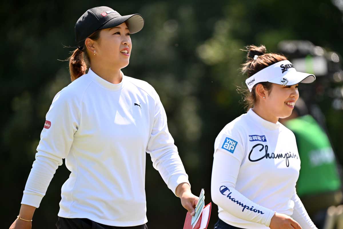 復調の兆しが見える西郷真央（左）と21位タイで初日を終えた山下美夢有（右）　写真:Getty Images