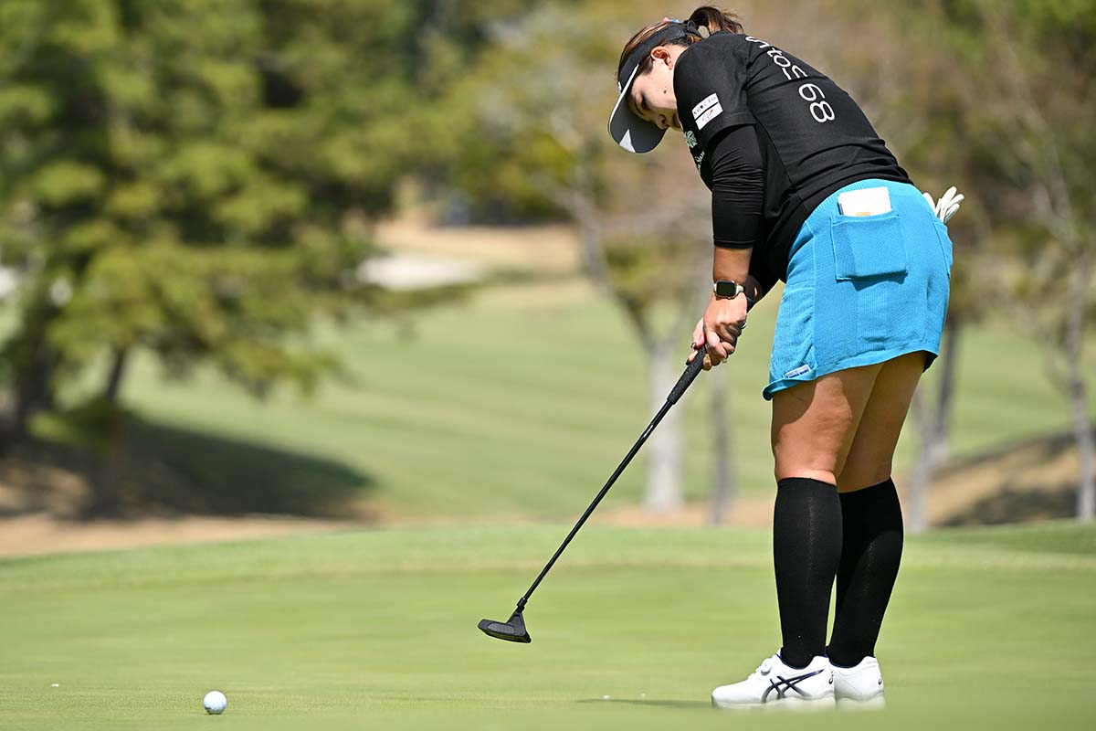 最初にボギーが来ても冷静だったというささきしょうこ 写真:Getty Images