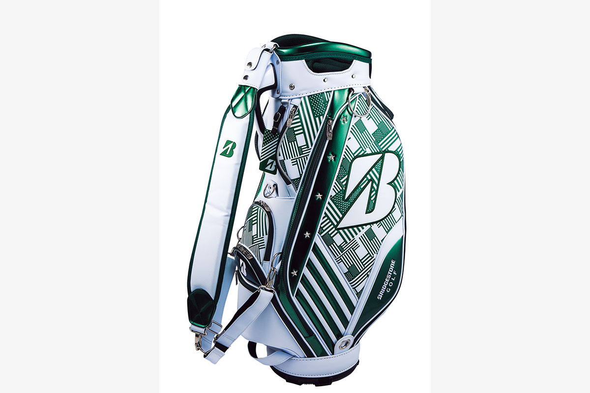 「ブリヂストンスポーツ」メジャートーナメントをモチーフにしたカートバッグ