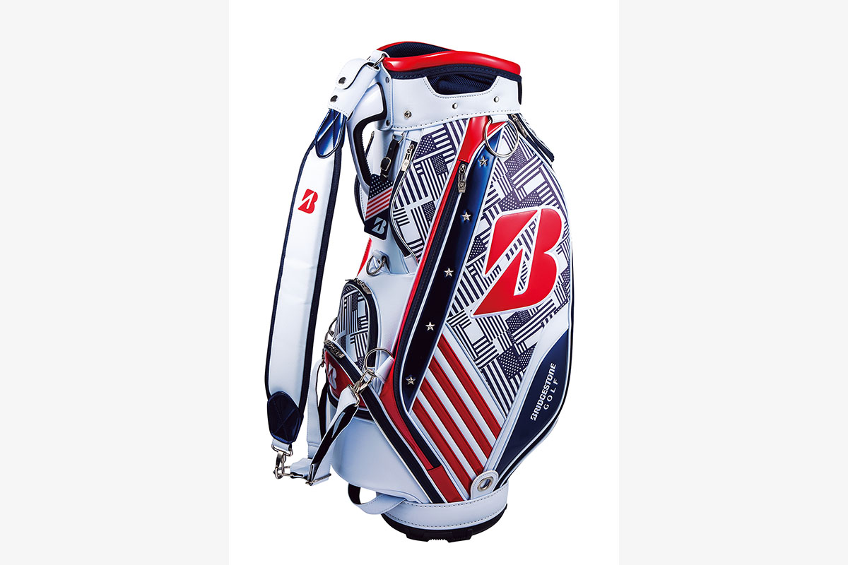 「ブリヂストンスポーツ」メジャートーナメントをモチーフにしたカートバッグ