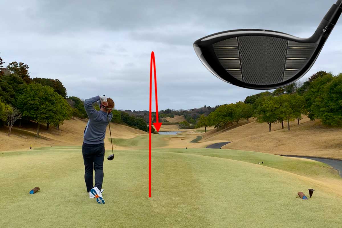 初速性能が高いフェース素材に高さとスピンを確保しやすいロフト（9、10、12度）バリエーションがある「TSR1」ドライバーはフェードボールでも飛ばせる