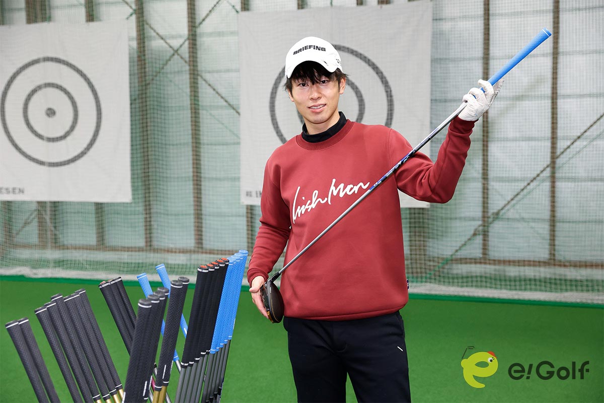 「aG19」の性能を体感したルイゴルフさん　写真：山上忠