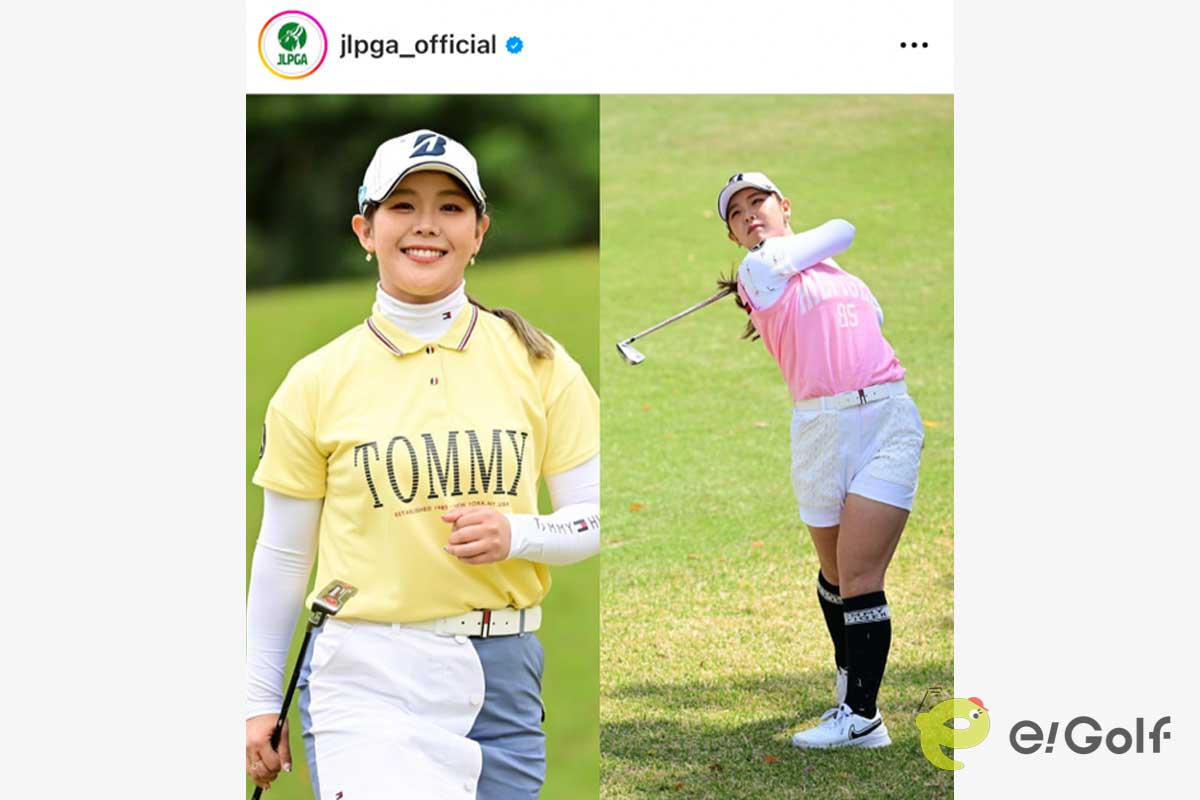 正解は吉田優利でした　日本女子プロゴルフ協会のインスタグラム（@jlpga_official）より