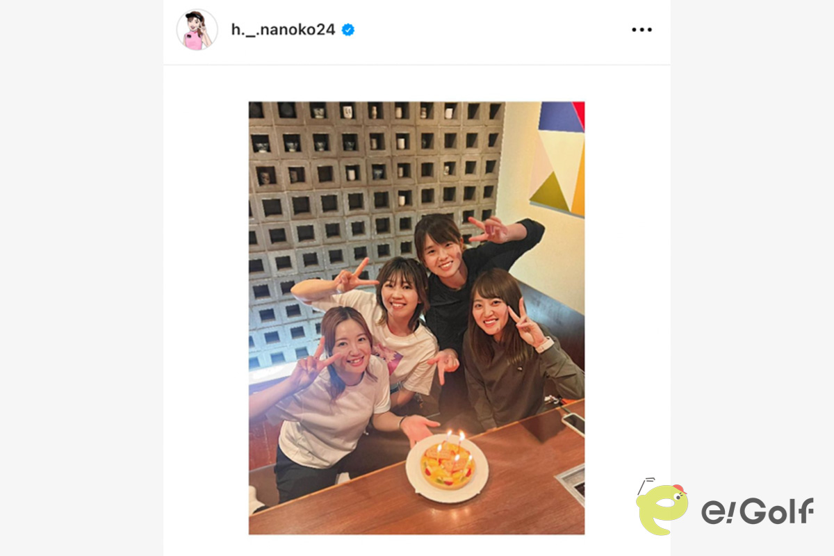 林菜乃子のインスタグラム（@h._.nanoko24）