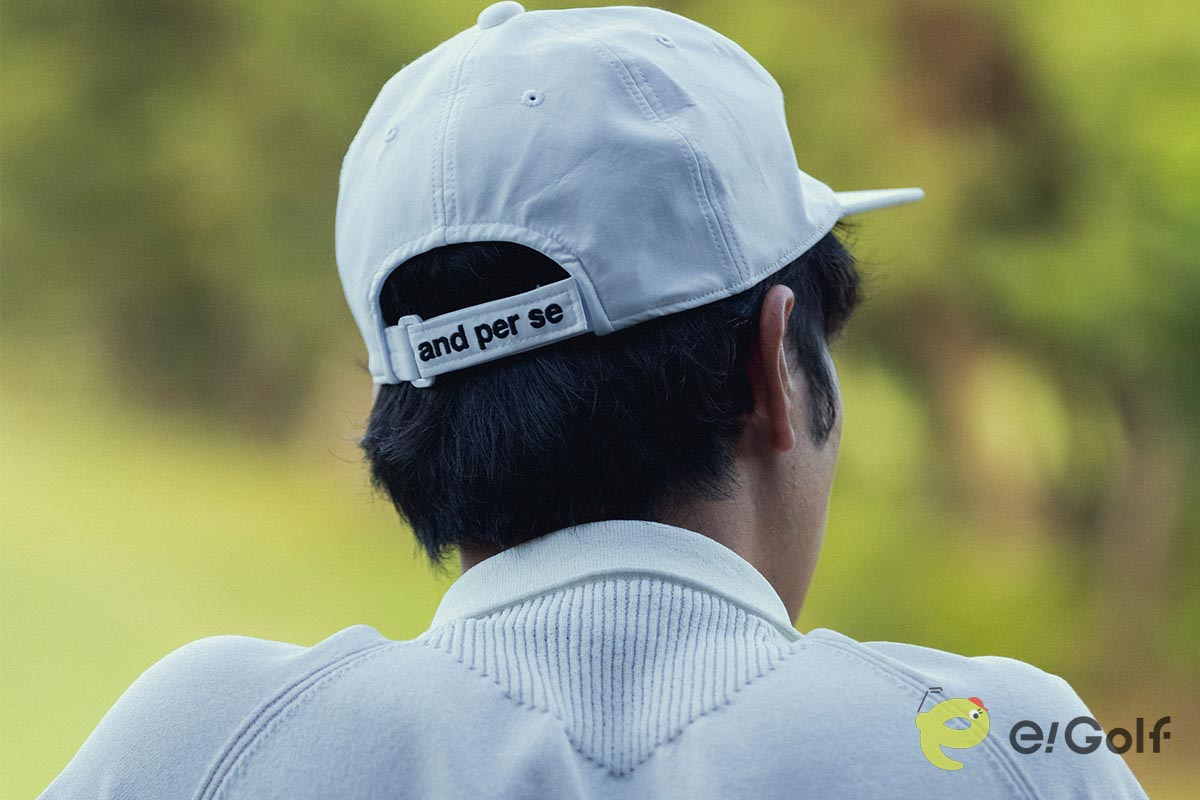 アンパスィの新レーベル  「& GOLF（アンドゴルフ）」のキャップ