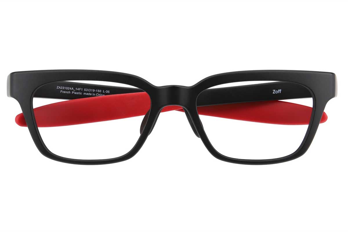 「Zoff SPORTS ACTIVE TYPE Zoff CLAP CLICK構造」搭載モデルの「ZA231024_14F1」8800円（税込み、セットレンズ代込み）